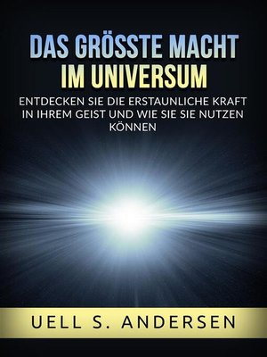 cover image of Das größte Macht im Universum (Übersetzt)
